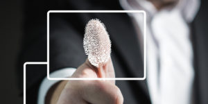 Fingeravtrykket til en tommel